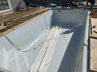 Pool transportation and delivery setup